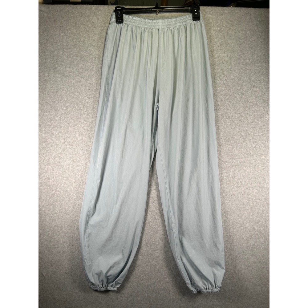 Unisex Light Blue Elastic Waist Jogger Pants Fits Like Medium SKU 0880